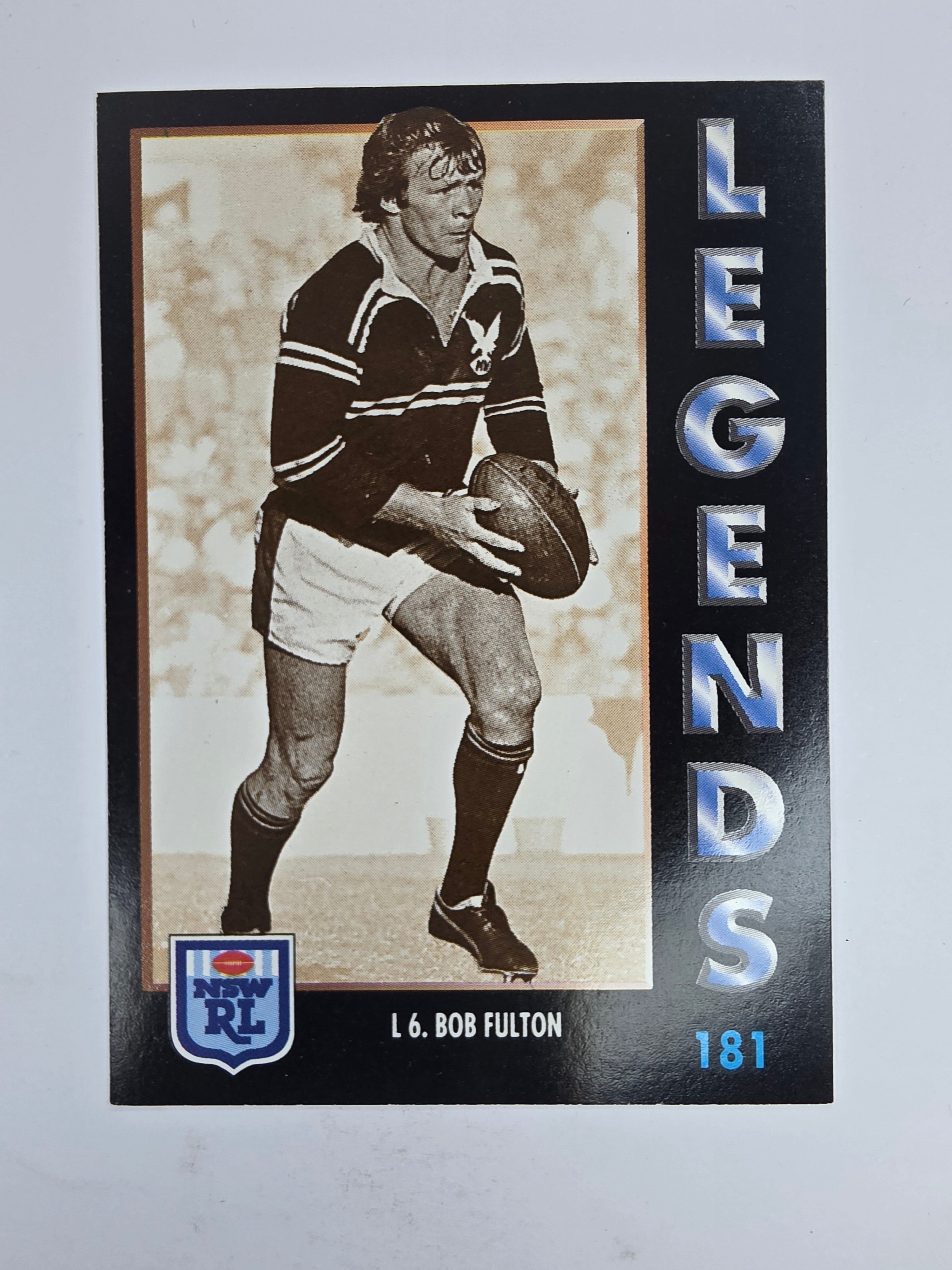 1994 Dynamic Series 1 Base Card #181 Bob Fulton Manly Warringah Sea Eagles