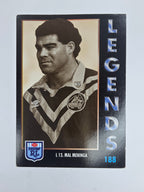 1994 Dynamic Series 1 Base Card #188 Mal Meninga Canberra Raiders