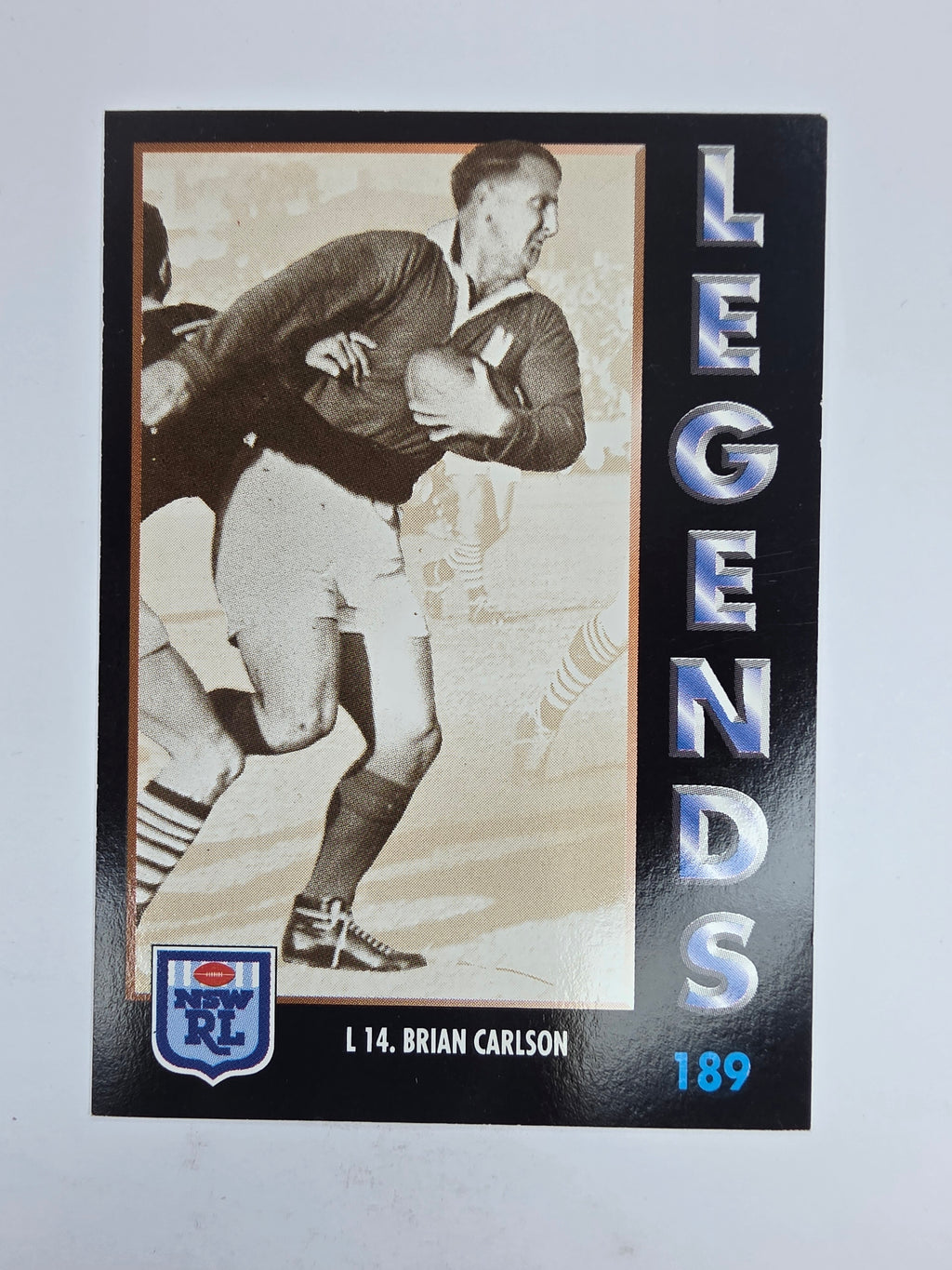 1994 Dynamic Series 1 Base Card #189 Brian Carlson North Sydney Bears