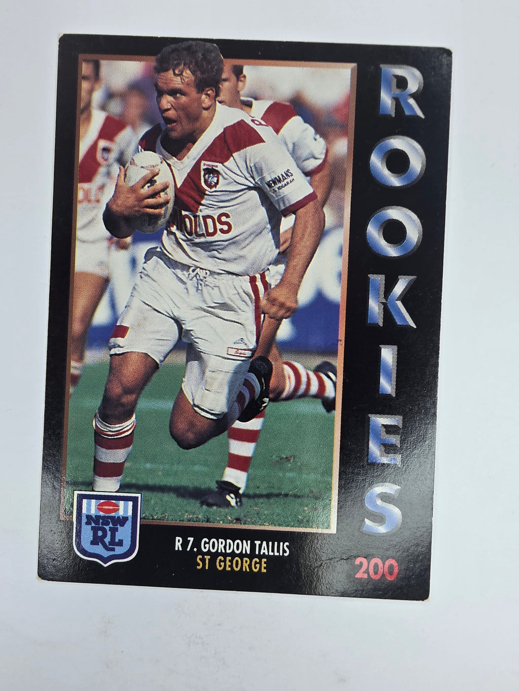 1994 Dynamic Series 1 Base Card #200 Gorden Tallis Brisbane Broncos