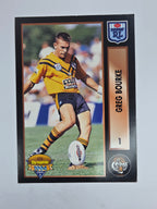 1994 Dynamic Series 2 Base Card #1 Greg Bourke Balmain Tigers