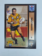 1994 Dynamic Series 2 Base Card #6 Graham Lyons Balmain Tigers