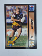 1994 Dynamic Series 2 Base Card #10 John Plath Brisbane Broncos