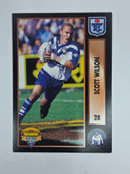 1994 Dynamic Series 2 Base Card #28 Scott Wilson Canterbury Bankstown Bulldogs