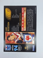 1994 Dynamic Series 2 Base Card #40 Luke Rickerson Eastern Suburbs Roosters
