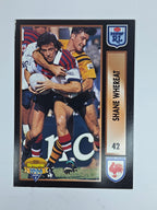 1994 Dynamic Series 2 Base Card #42 Shane Whereat Eastern Suburbs Roosters