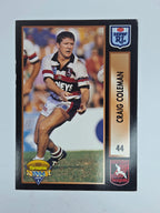 1994 Dynamic Series 2 Base Card #44 Craig Coleman Gold Coast Seagulls