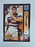 1994 Dynamic Series 2 Base Card #49 David Woods Gold Coast Seagulls