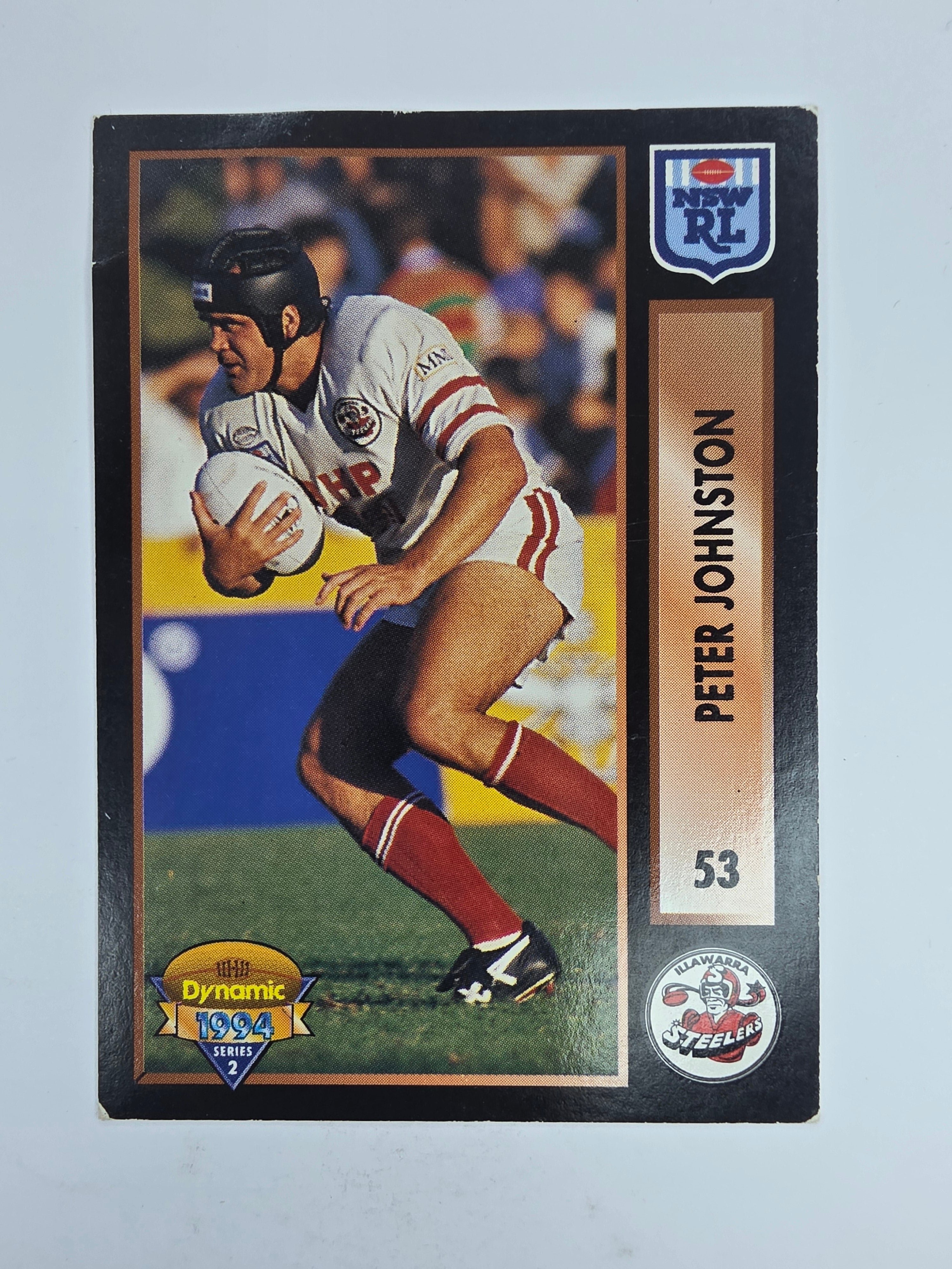 1994 Dynamic Series 2 Base Card #53 Peter Johnson Illawarra Steelers