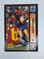 1994 Dynamic Series 2 Base Card #66 Nathan Barnes Newcastle Knights
