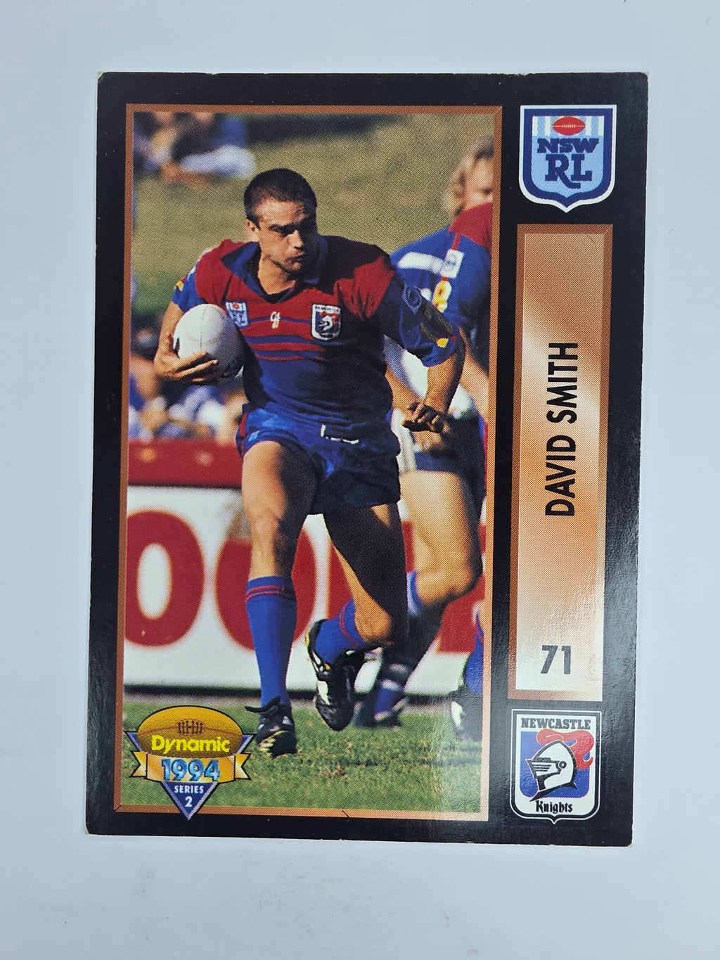 1994 Dynamic Series 2 Base Card #71 David Smith Newcastle Knights
