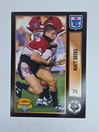 1994 Dynamic Series 2 Base Card #74 Matt Seers North Sydney Bears