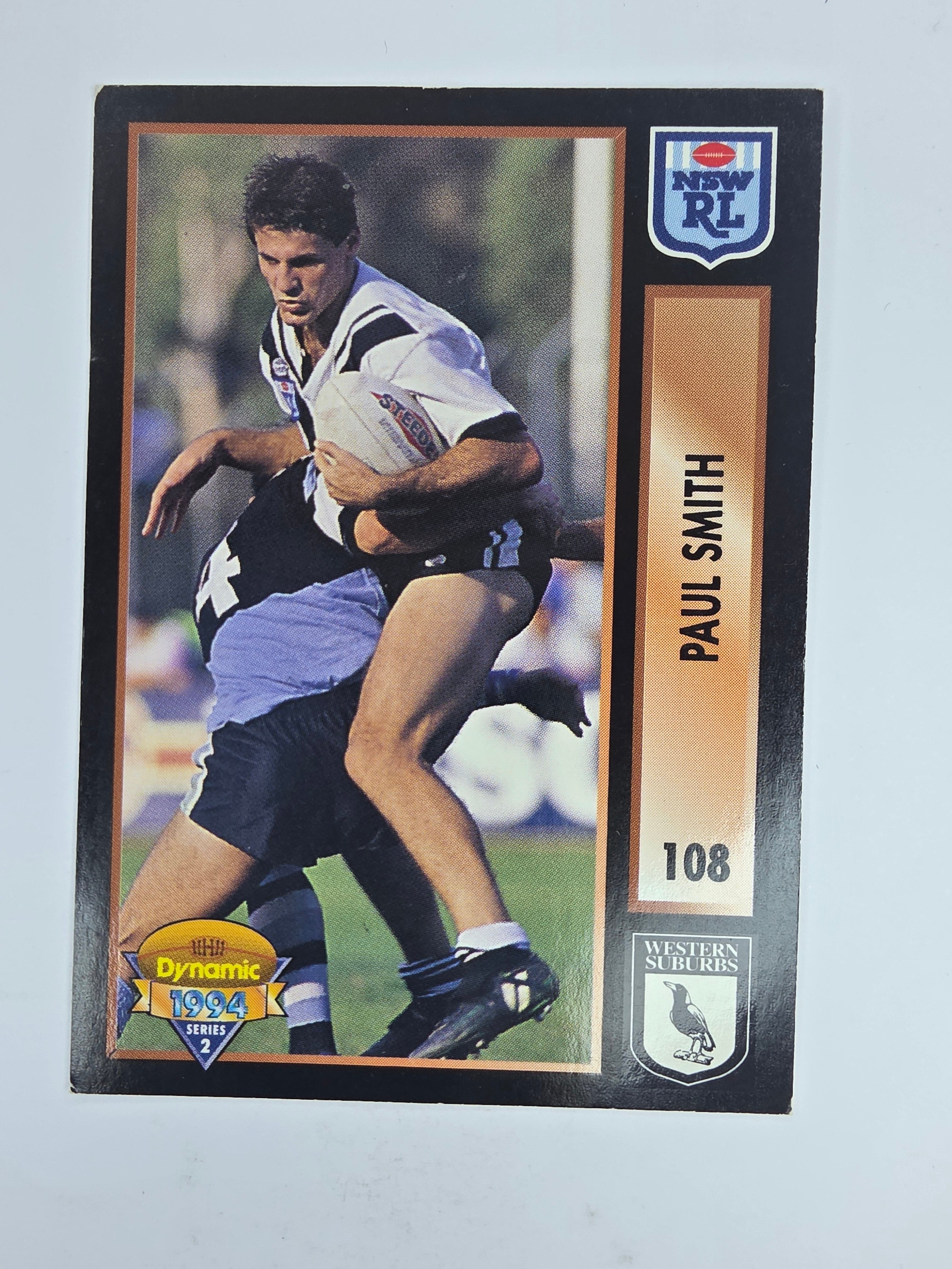 1994 Dynamic Series 2 Base Card #108 Paul Smith Western Suburbs Magpies