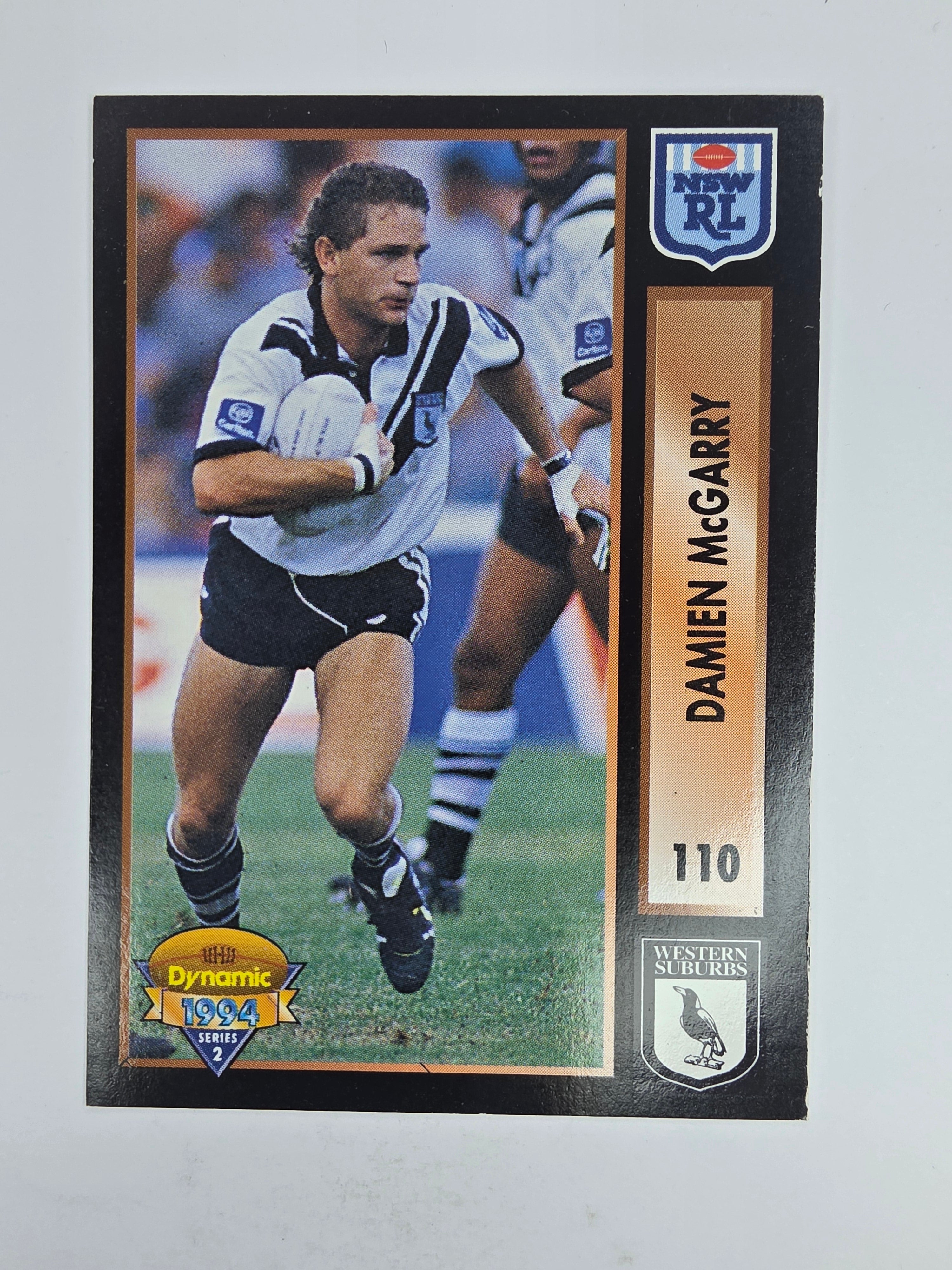 1994 Dynamic Series 2 Base Card #110 Damien McGrady Western Suburbs Magpies