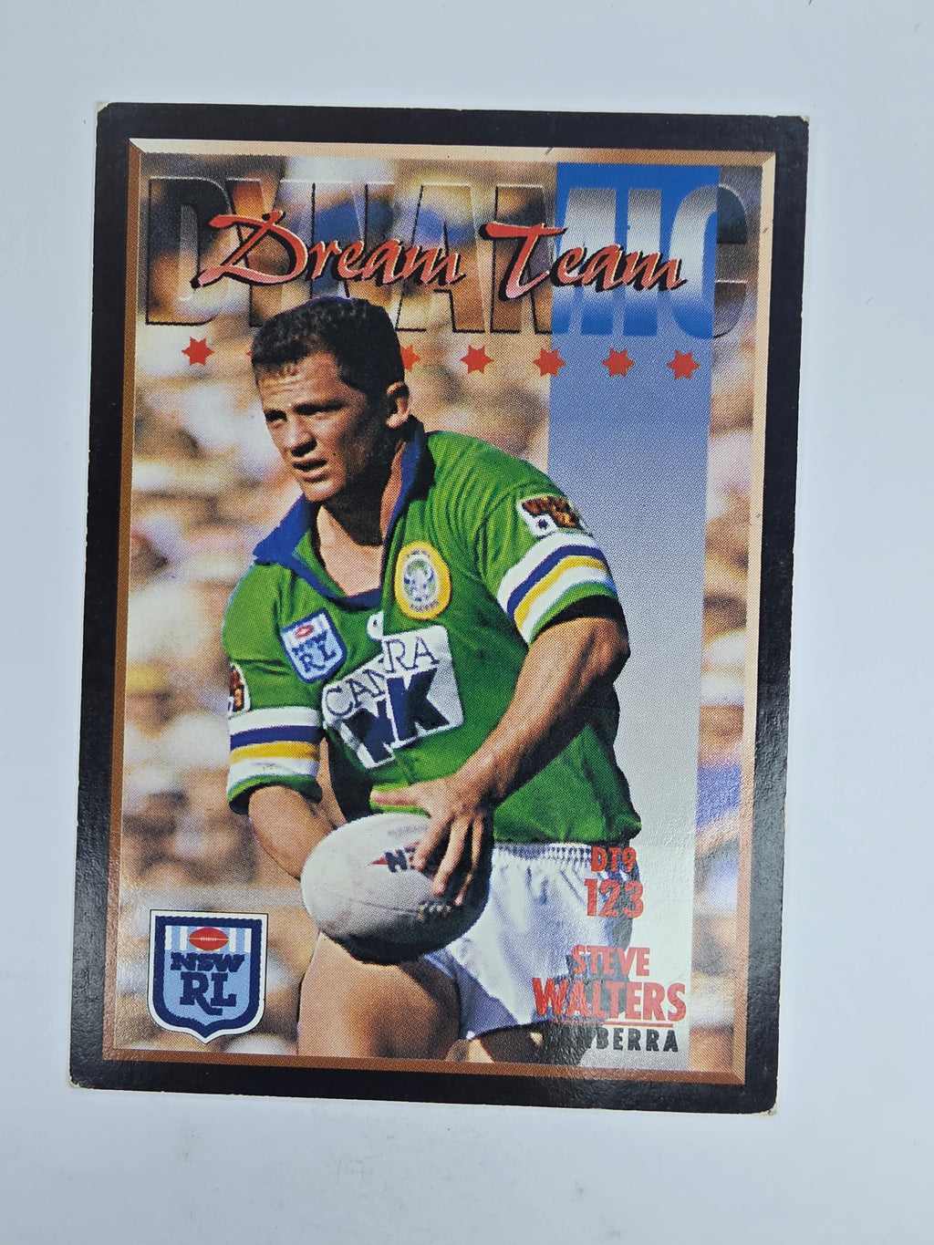 1994 Dynamic Series 2 Base Card #123 Steve Walters Canberra Raiders