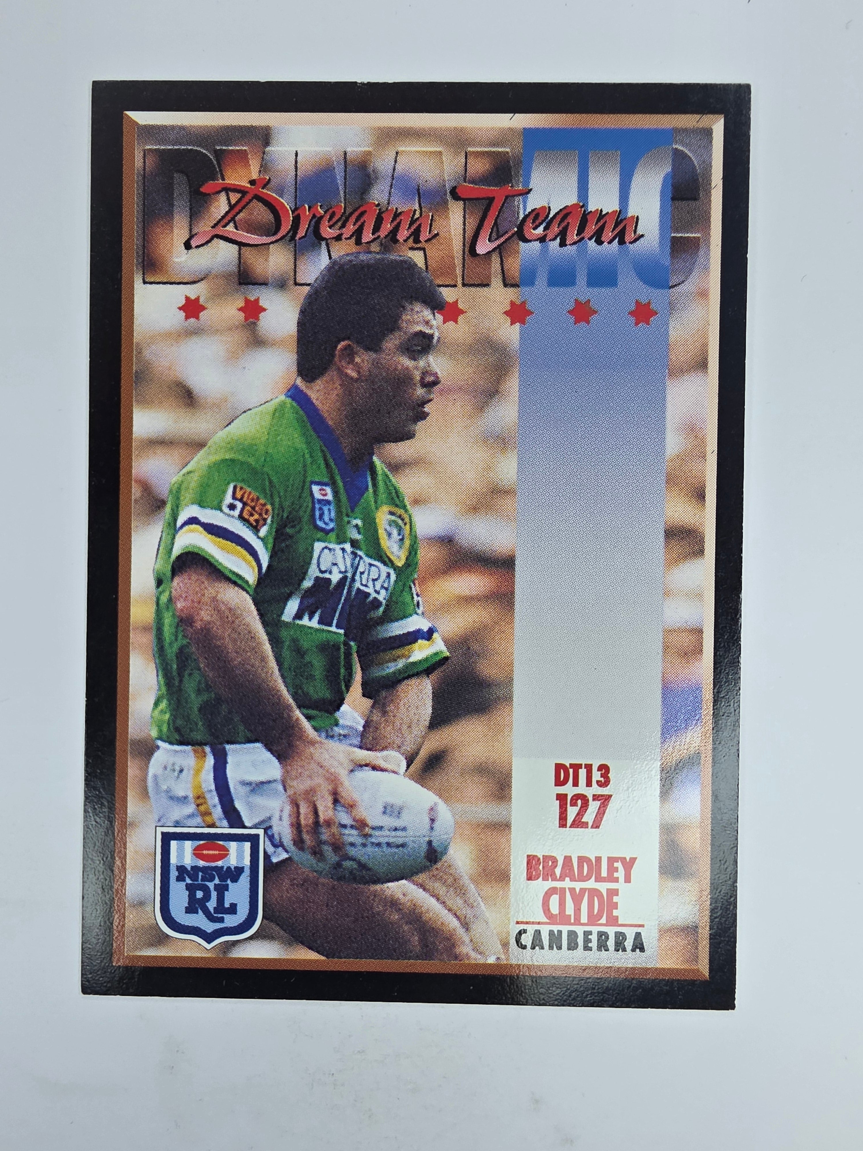 1994 Dynamic Series 2 Base Card #127 Brad Clyde Canberra Raiders