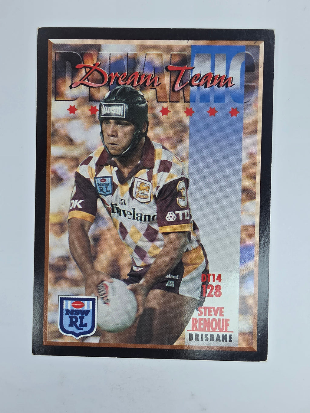 1994 Dynamic Series 2 Base Card #128 Steve Renouf Brisbane Broncos