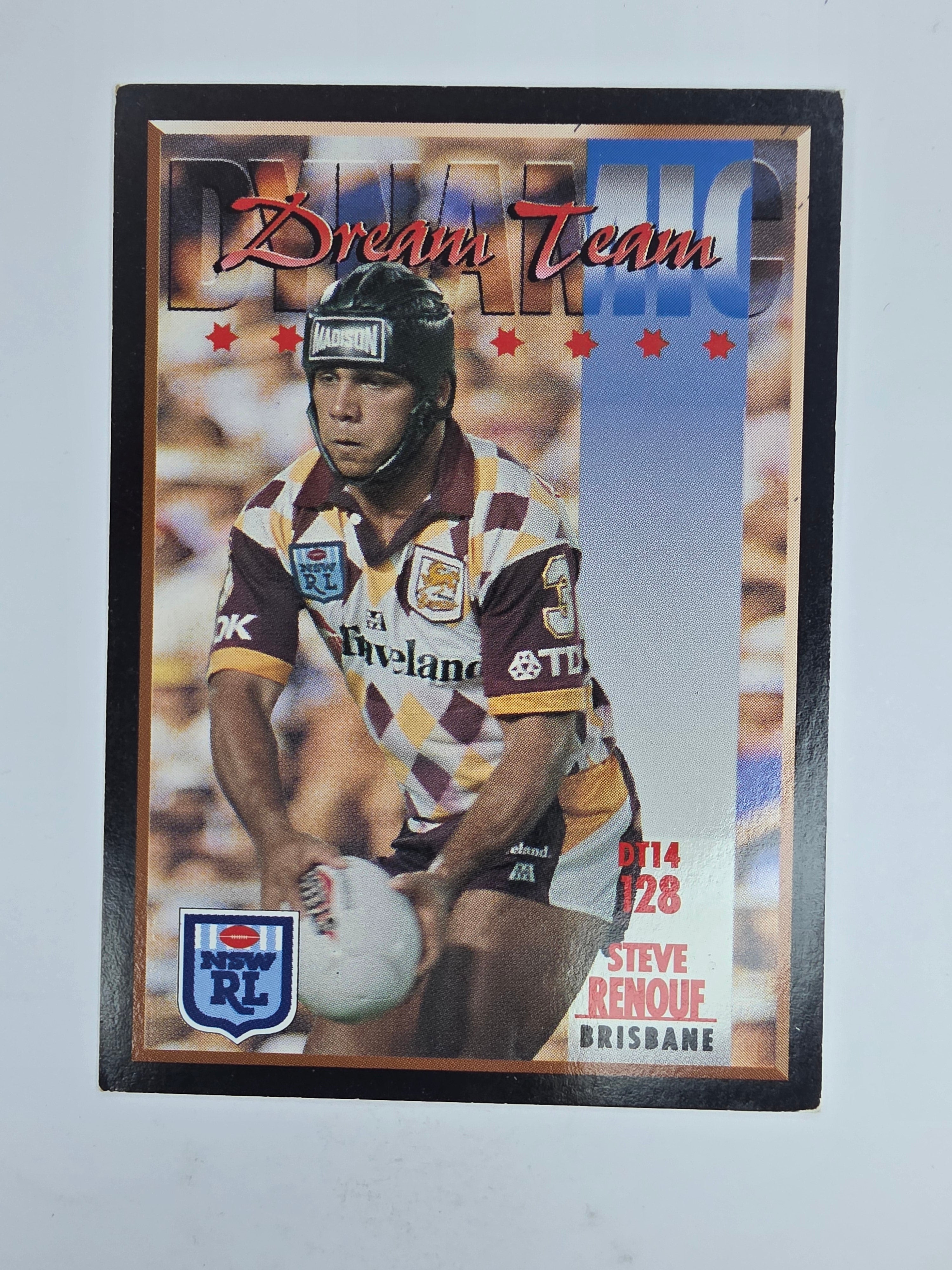 1994 Dynamic Series 2 Base Card #128 Steve Renouf Brisbane Broncos