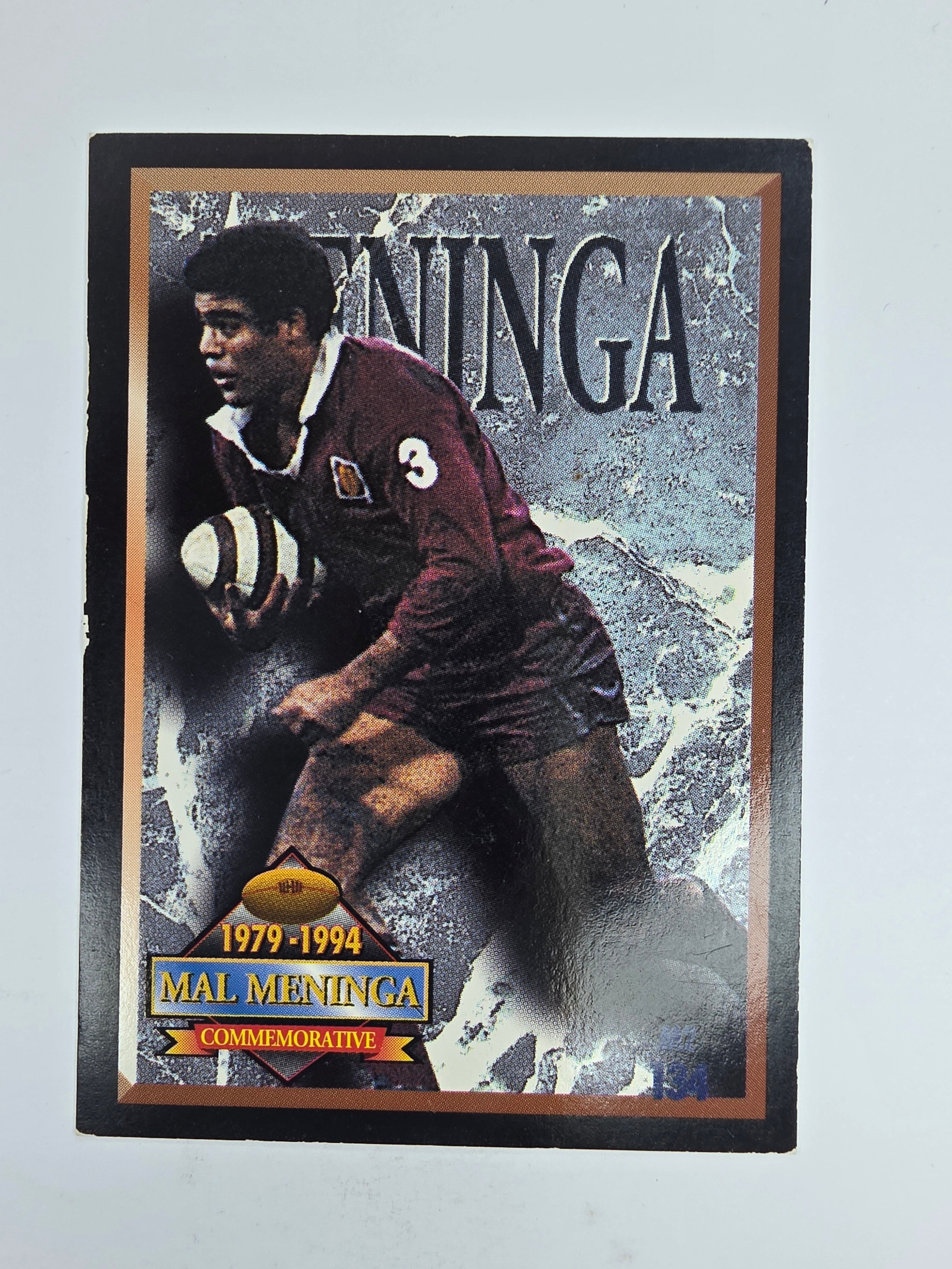 1994 Dynamic Series 2 Base Card #134 Mal Meninga Queensland Maroons