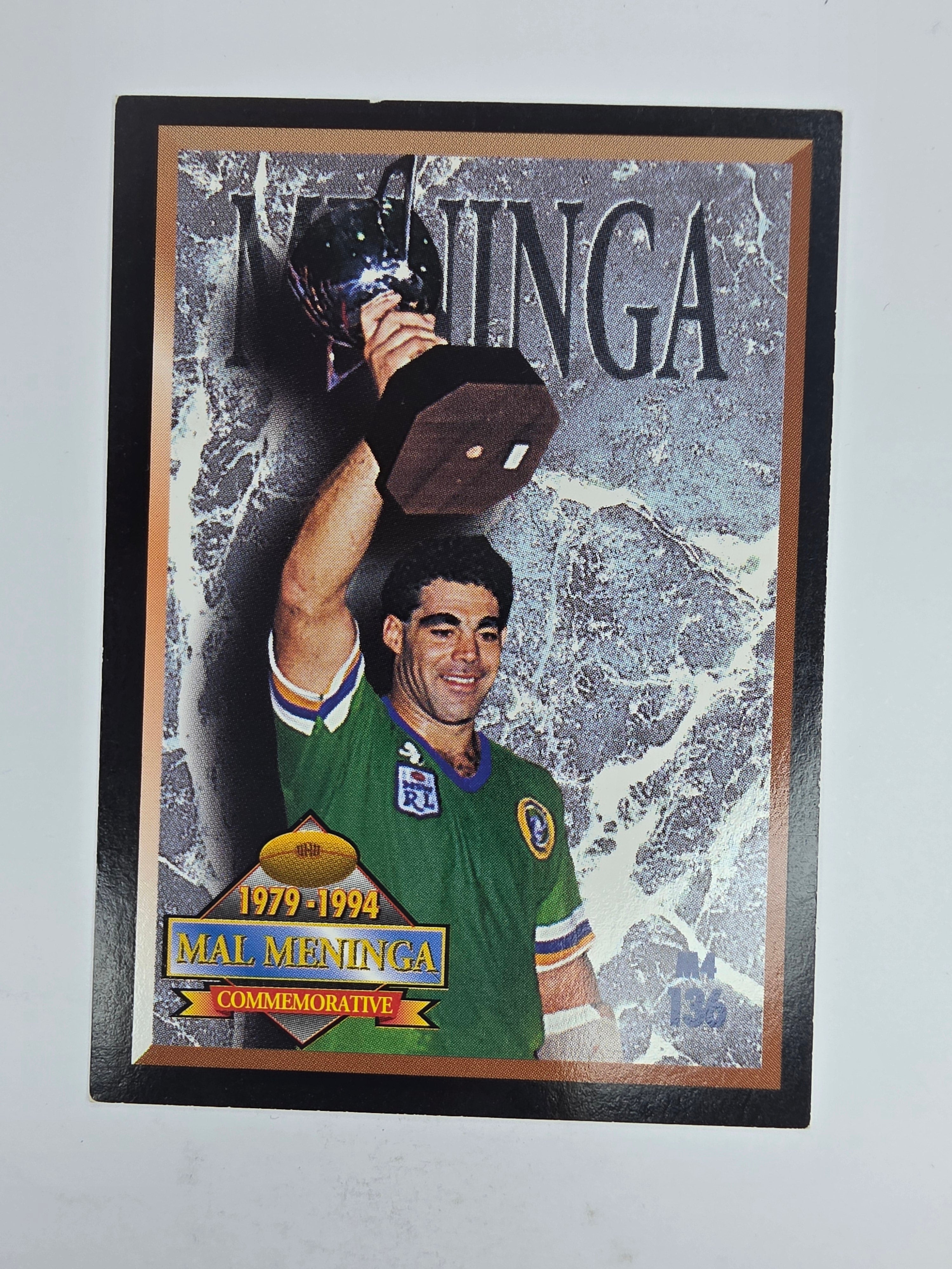1994 Dynamic Series 2 Base Card #136 Mal Meninga Canberra Raiders