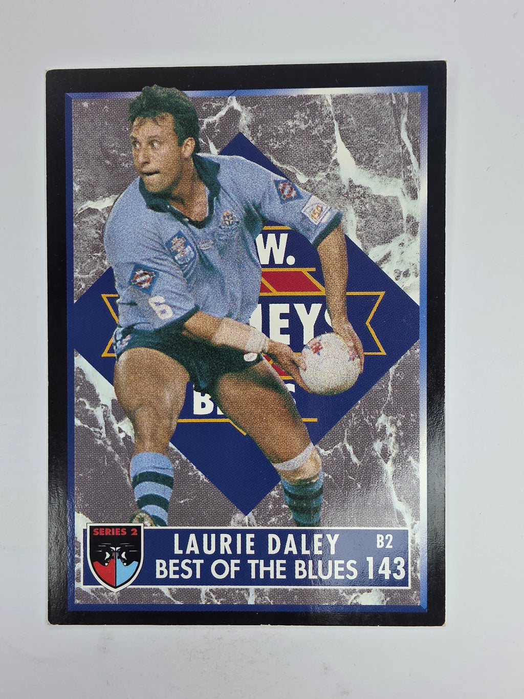 1994 Dynamic Series 2 Base Card #143 Laurie Daley NSW Blues