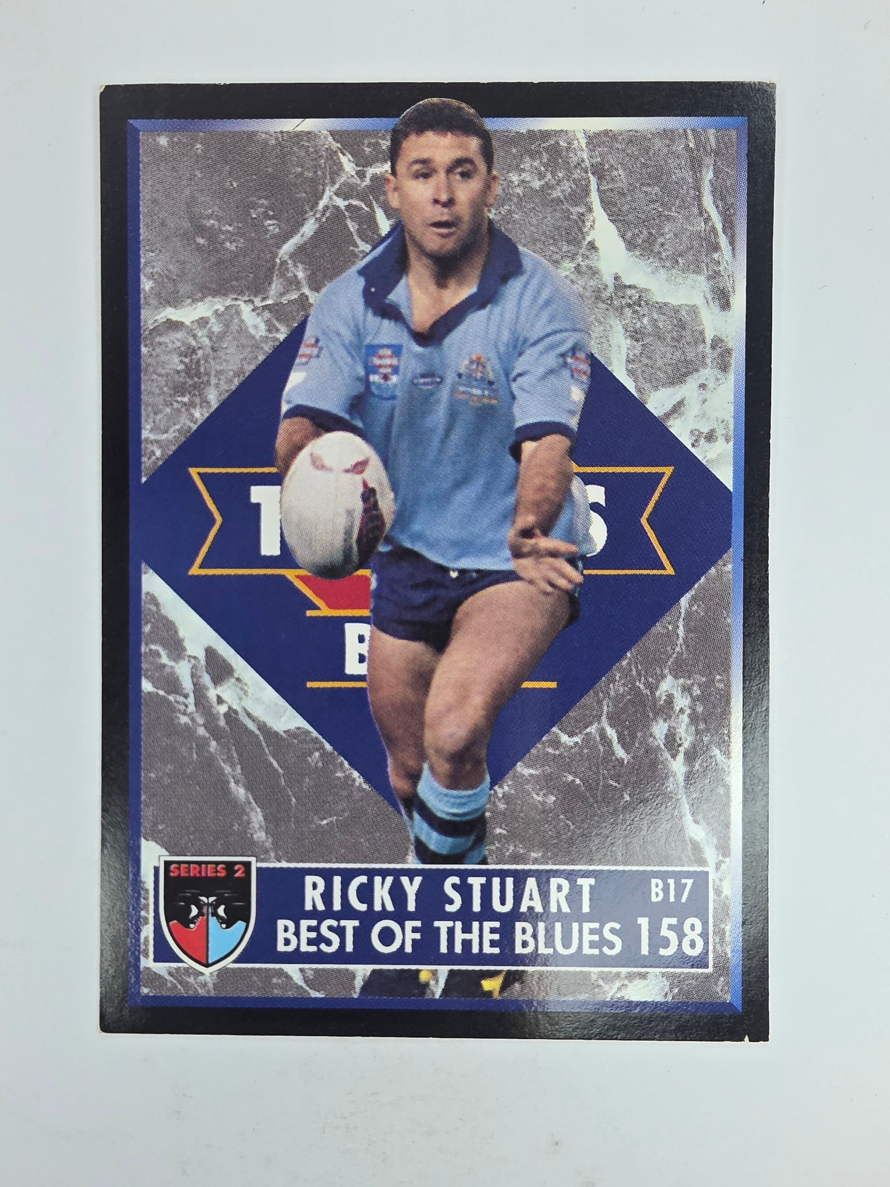 1994 Dynamic Series 2 Base Card #158 Ricky Stuart NSW Blues