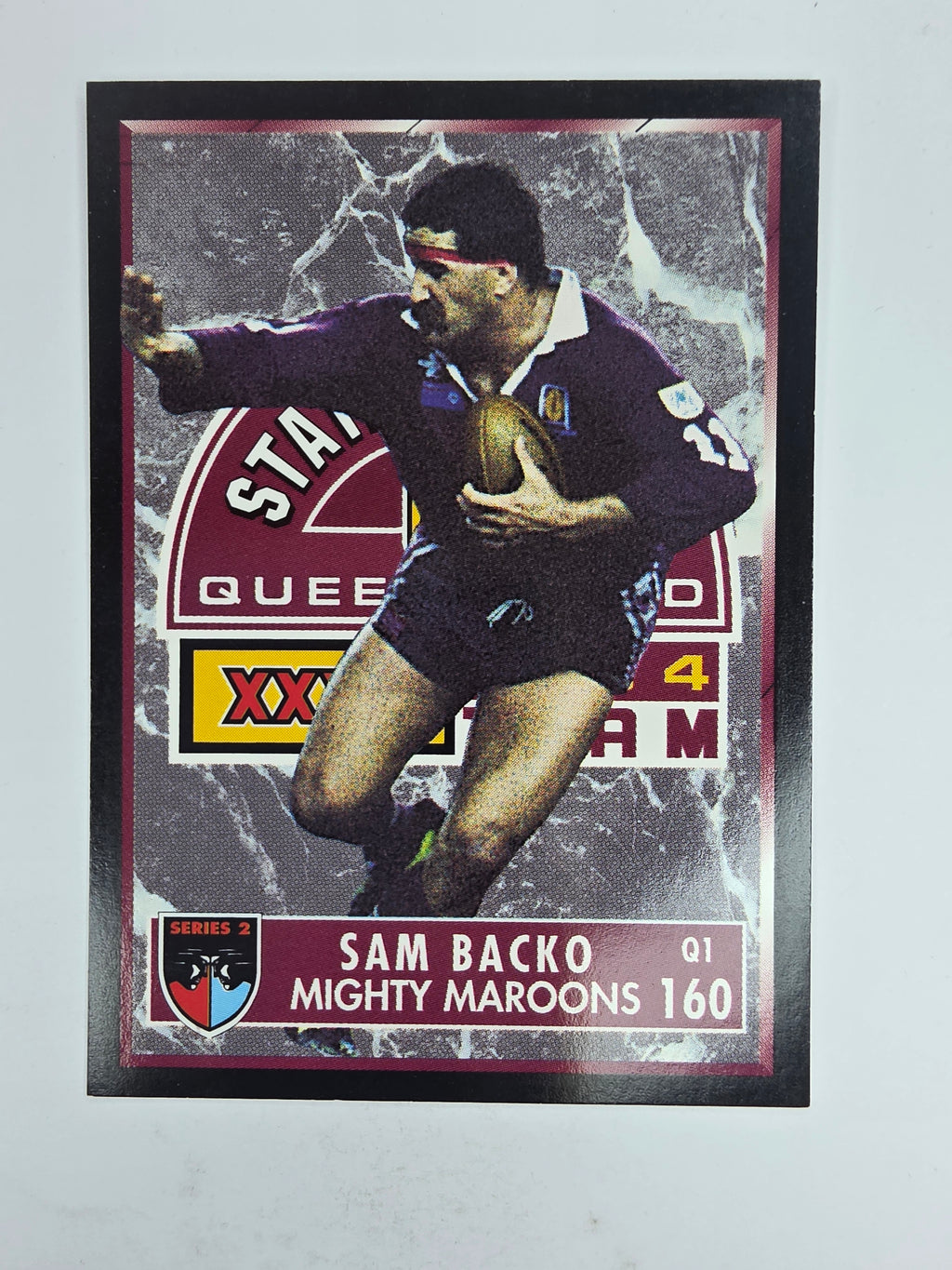 1994 Dynamic Series 2 Base Card #160 Sam Backo Queensland Maroons