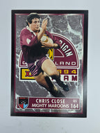 1994 Dynamic Series 2 Base Card #164 Chris Close Queensland Maroons