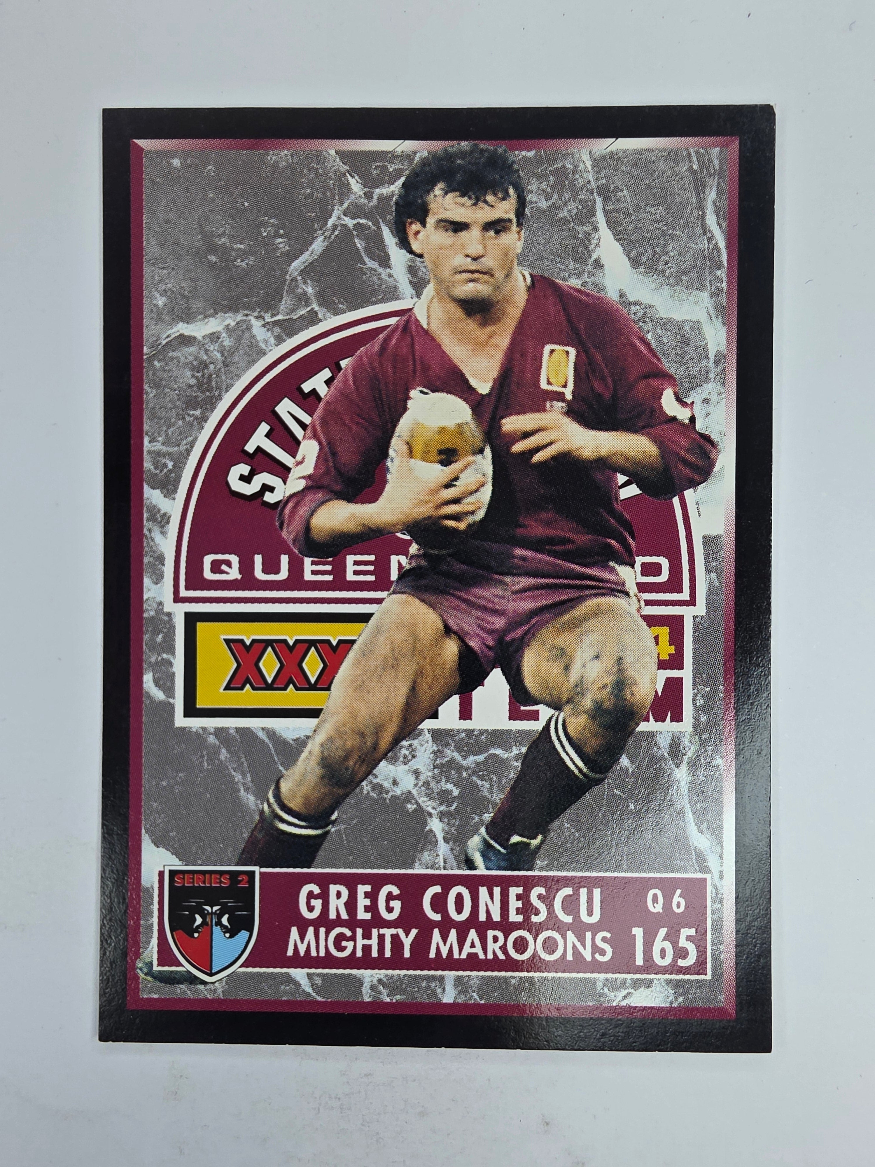 1994 Dynamic Series 2 Base Card #165 Greg Conescu Queensland Maroons