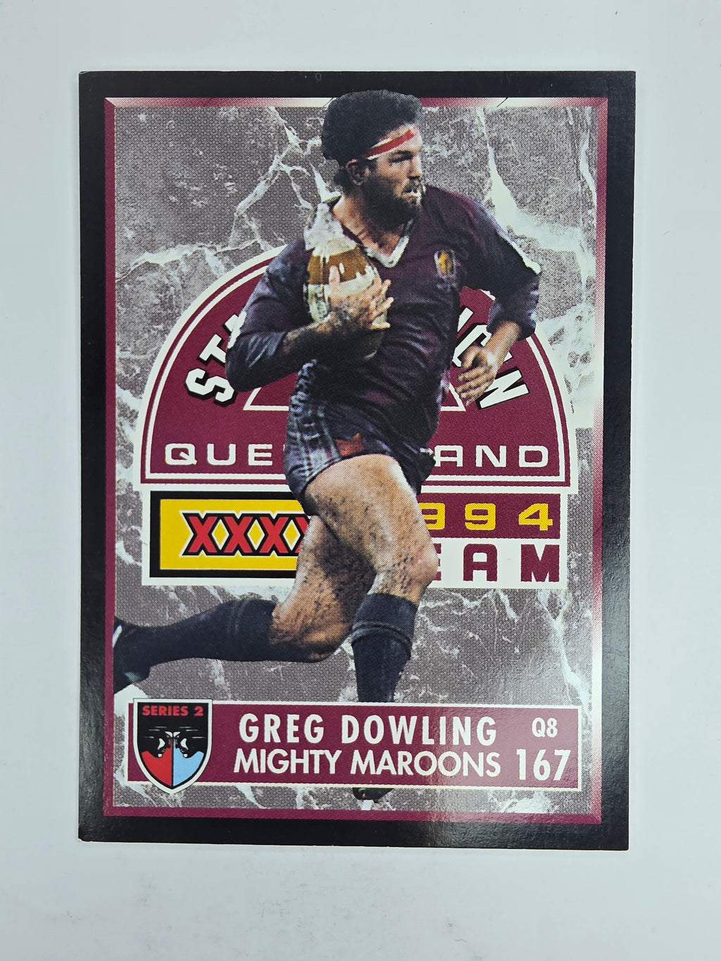 1994 Dynamic Series 2 Base Card #167 Greg Dowling Queensland Maroons