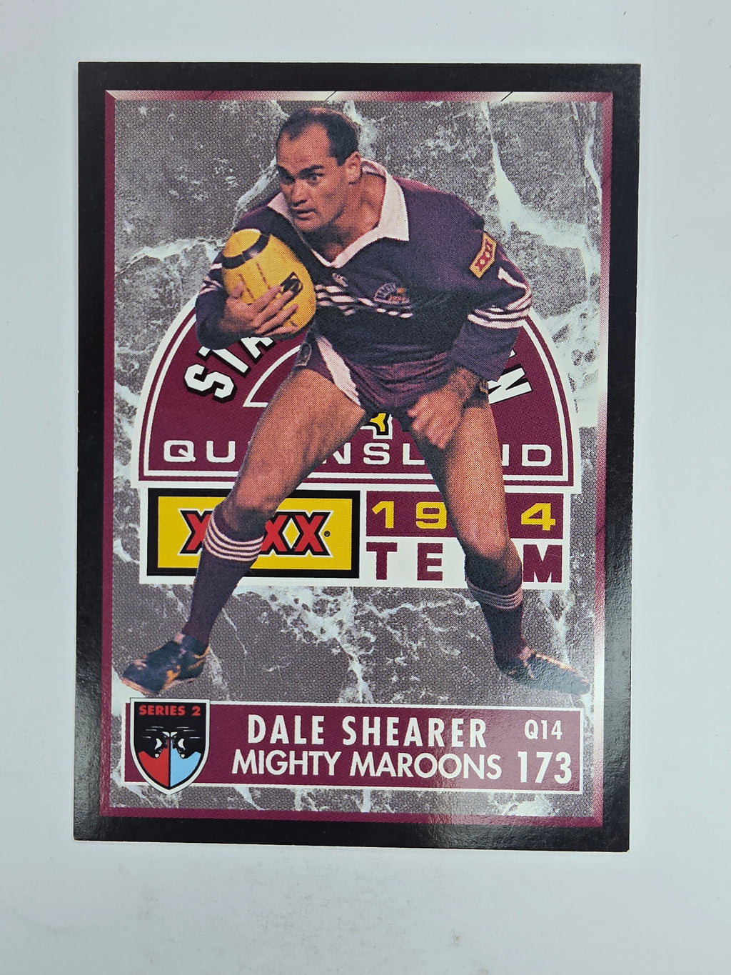 1994 Dynamic Series 2 Base Card #173 Dale Shearer Queensland Maroons