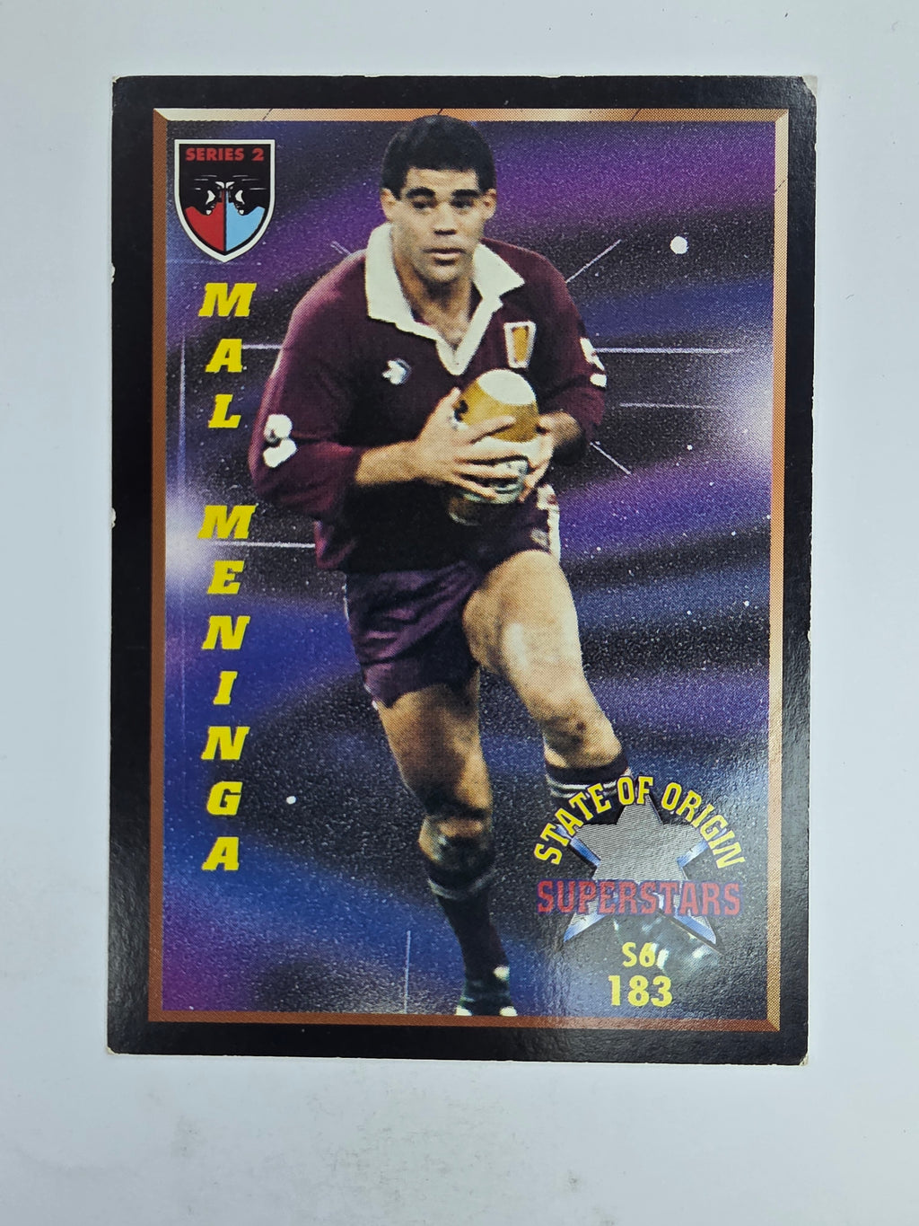1994 Dynamic Series 2 Base Card #183 Mal Meninga Queensland Maroons