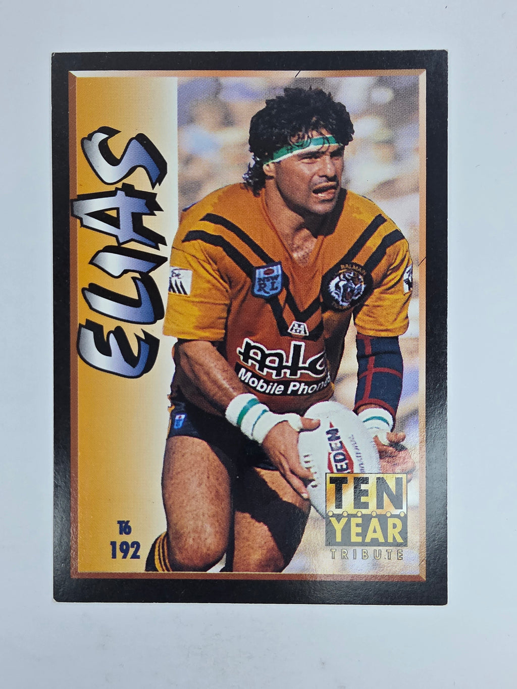 1994 Dynamic Series 2 Base Card #192 Ben Elias Balmain Tigers