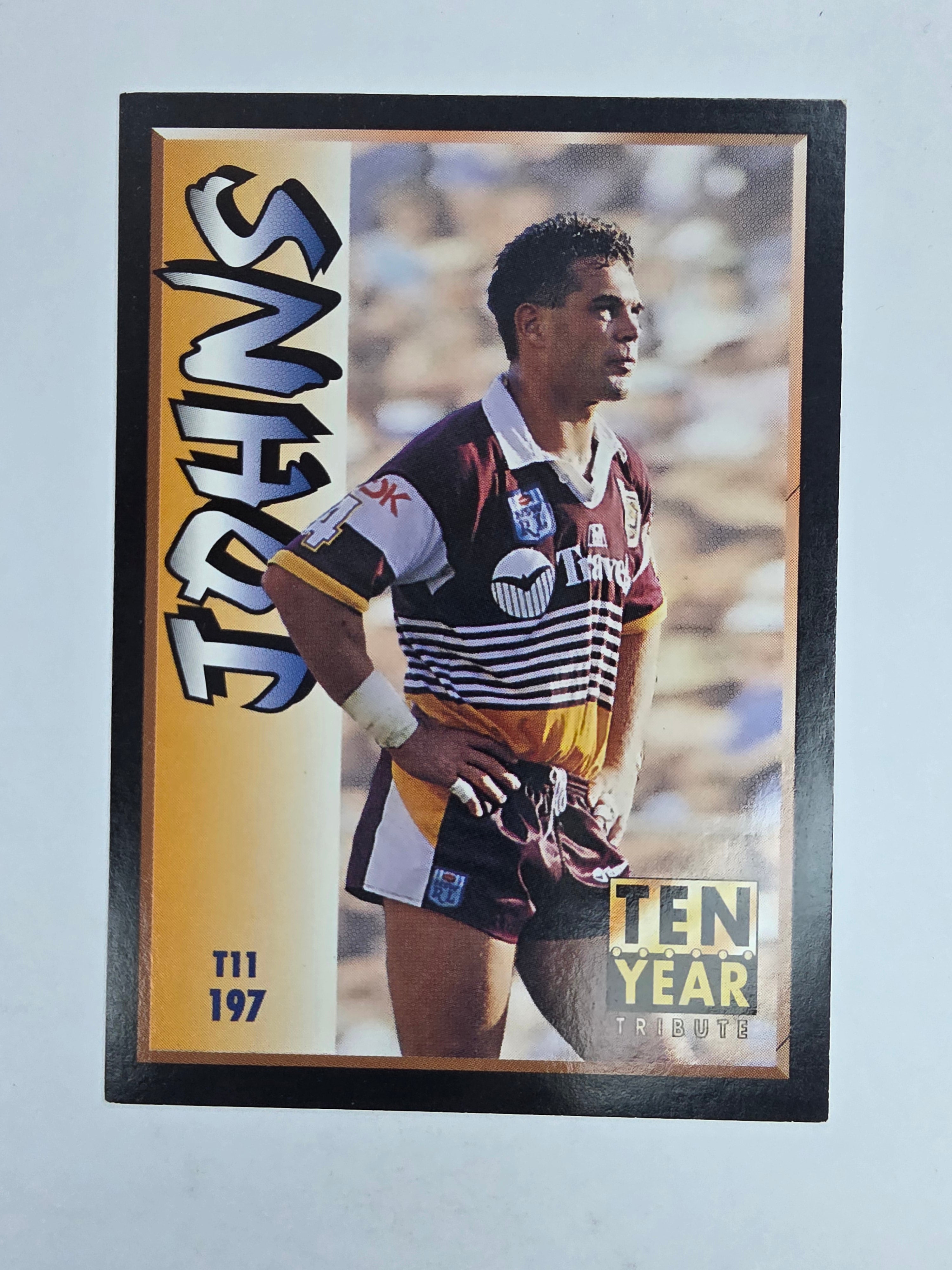 1994 Dynamic Series 2 Base Card #197 Chris Johns Brisbane Broncos