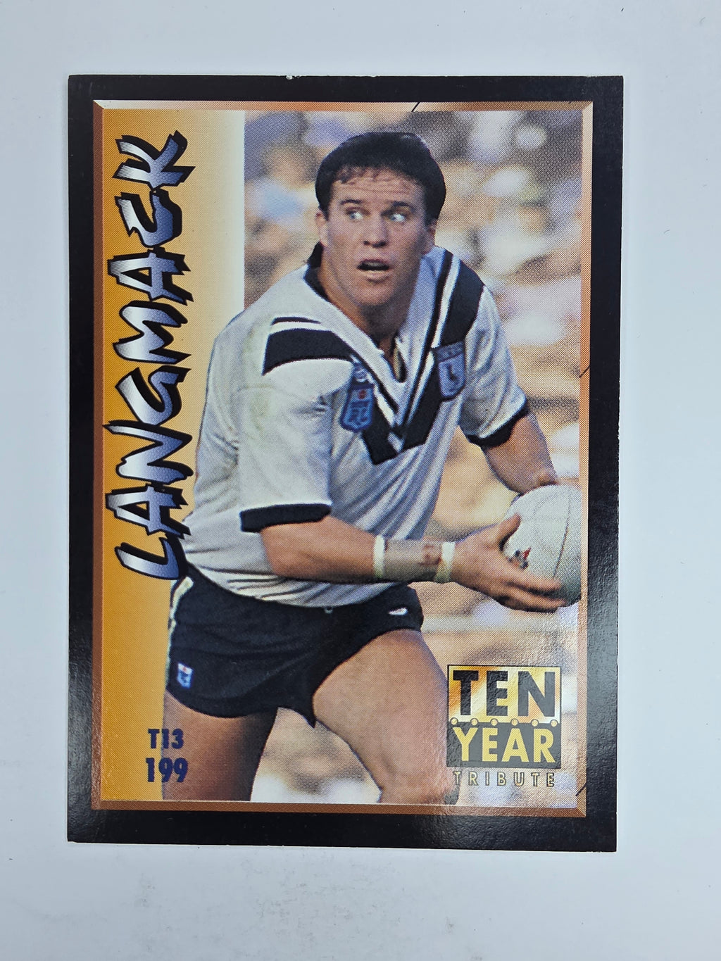1994 Dynamic Series 2 Base Card #199 Paul Langmack Canterbury Bankstown Bulldogs