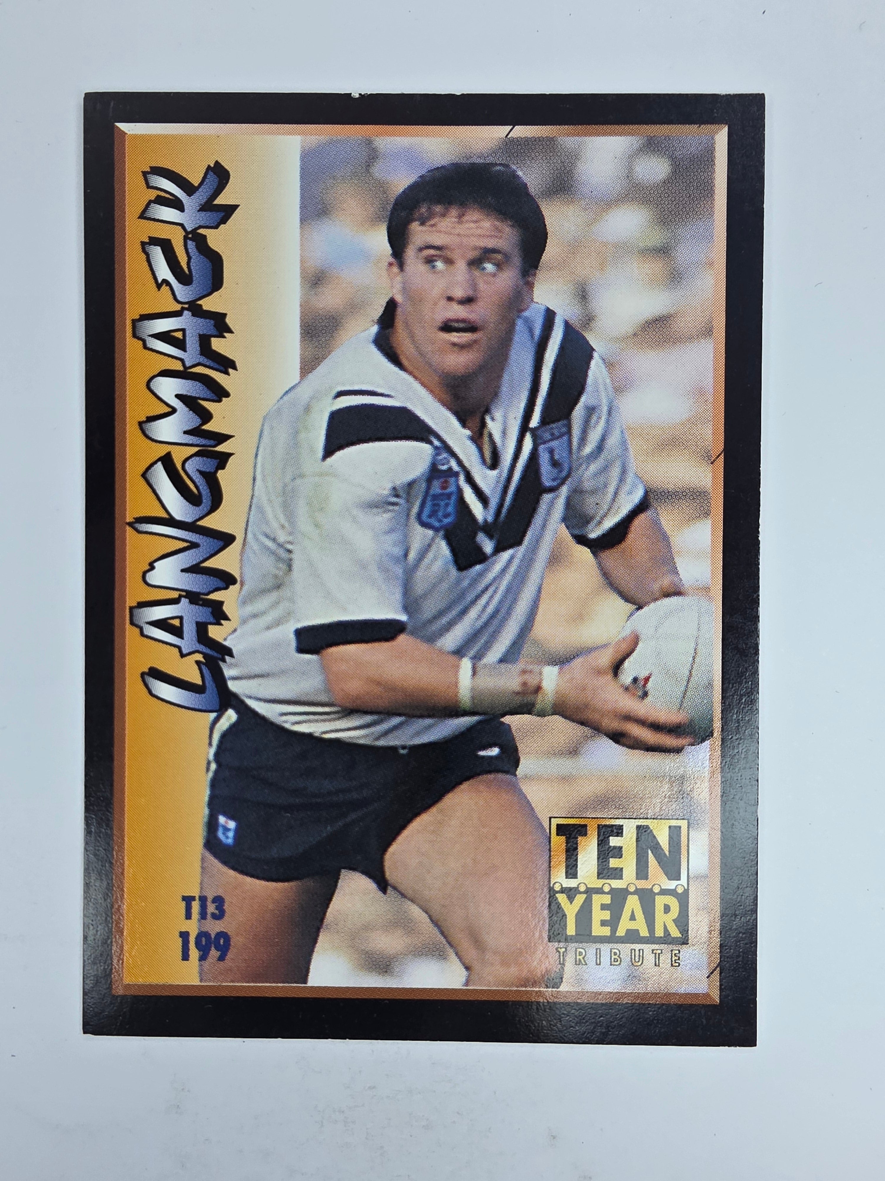 1994 Dynamic Series 2 Base Card #199 Paul Langmack Canterbury Bankstown Bulldogs