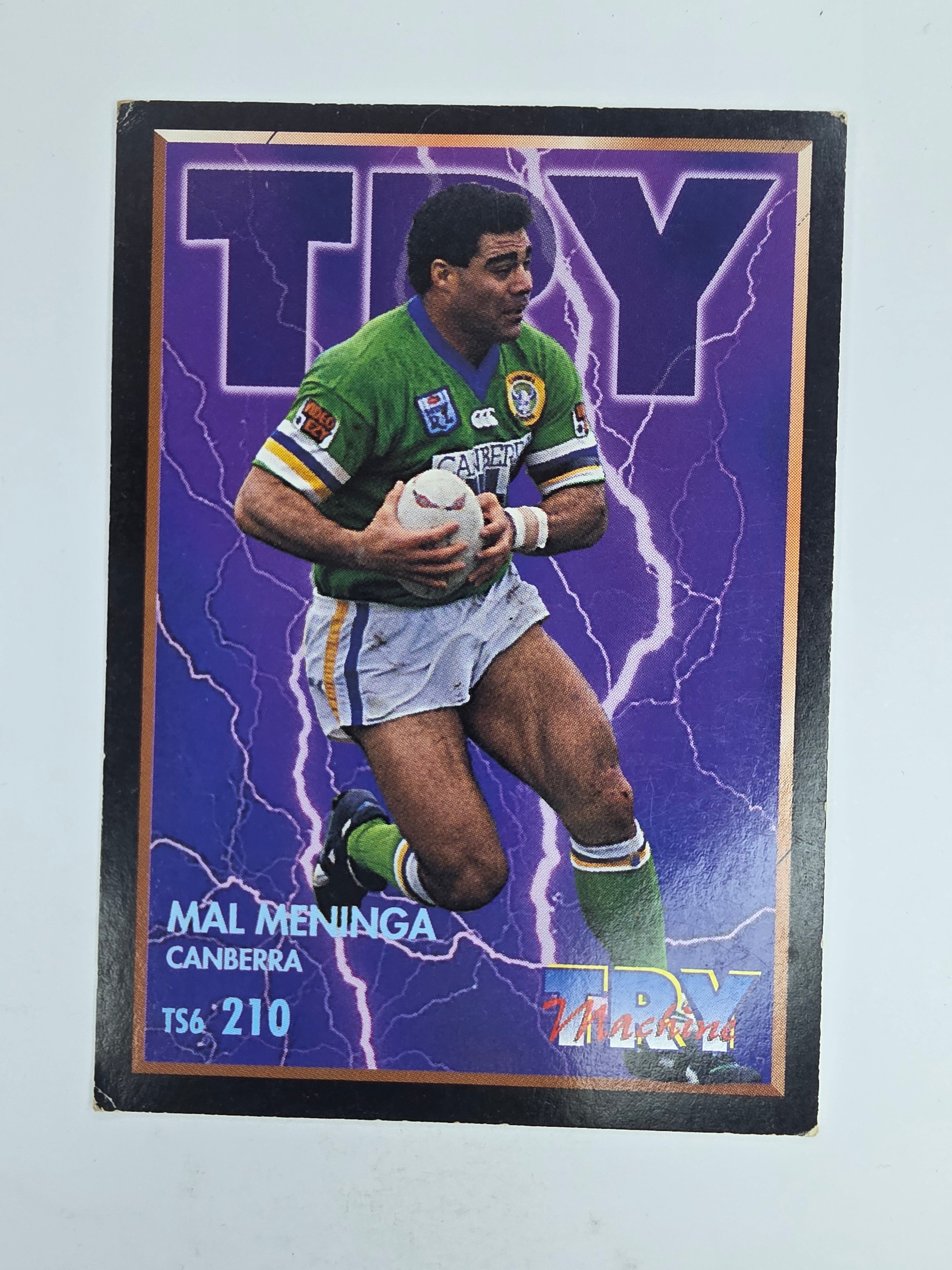 1994 Dynamic Series 2 Base Card #210 Mal Meninga Canberra Raiders