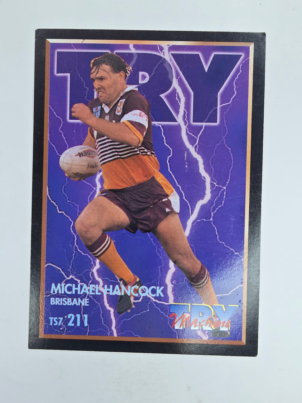 1994 Dynamic Series 2 Base Card #211 Michael Hancock Brisbane Broncos