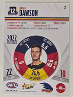 AFL 2023 Footy Stars Base Card #003 Jordan Dawson Adelaide Crows