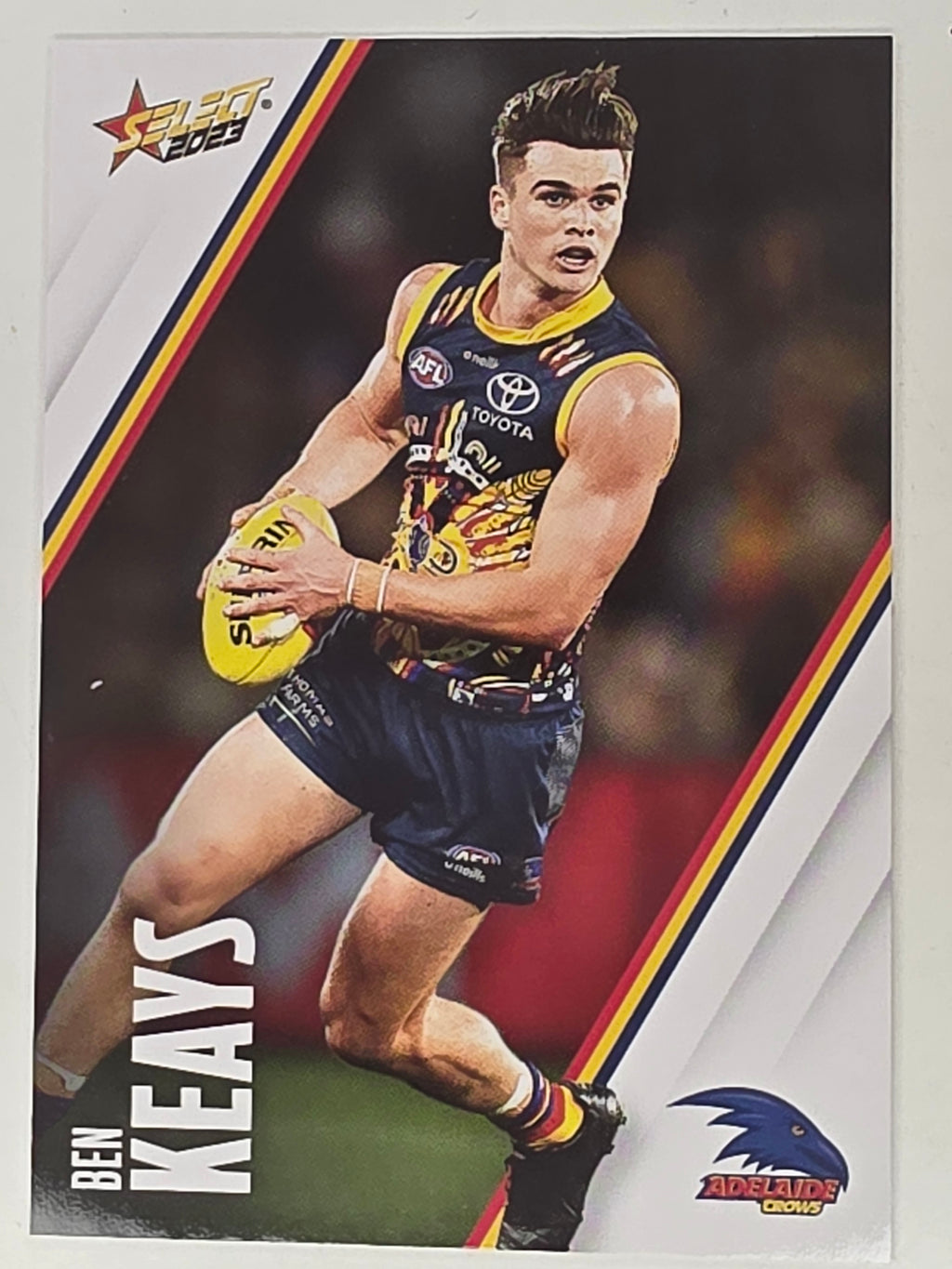 AFL 2023 Footy Stars Base Card #006 Ben Keays Adelaide Crows