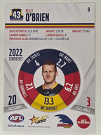 AFL 2023 Footy Stars Base Card #008 Reilly O'Brien Adelaide Crows