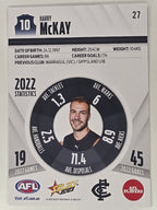 AFL 2023 Footy Stars Base Card #027 Harry McKay Carlton Blues