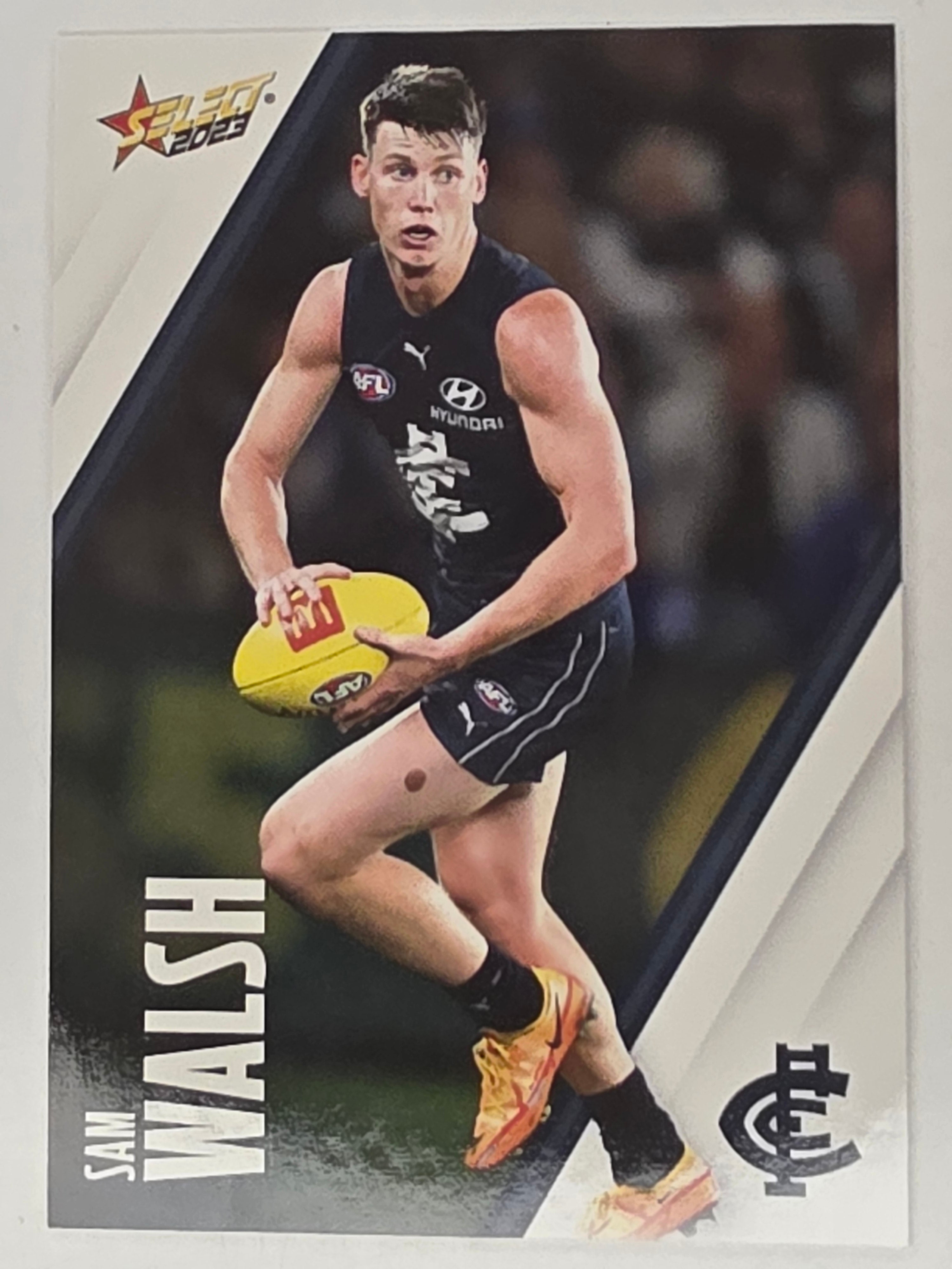 AFL 2023 Footy Stars Base Card #030 Sam Walsh Carlton Blues