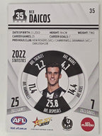 AFL 2023 Footy Stars Base Card #035 Nick Daicos Collingwood Magpies