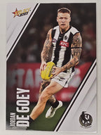AFL 2023 Footy Stars Base Card #036 Jordan De Goey Collingwood Magpies