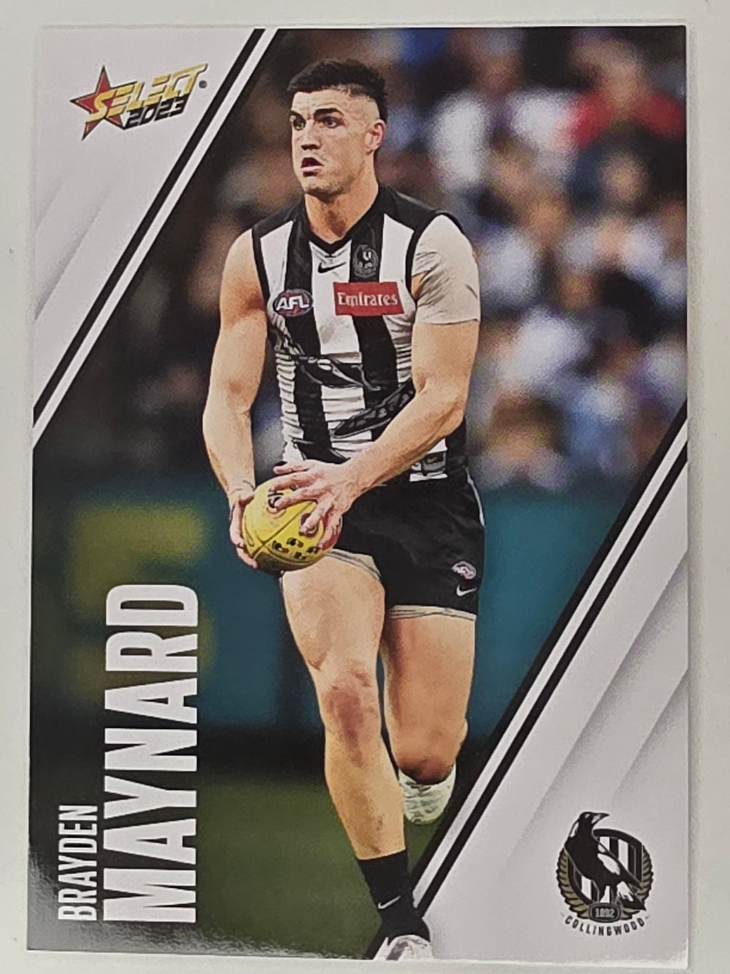 AFL 2023 Footy Stars Base Card #038 Brayden Maynard Collingwood Magpies