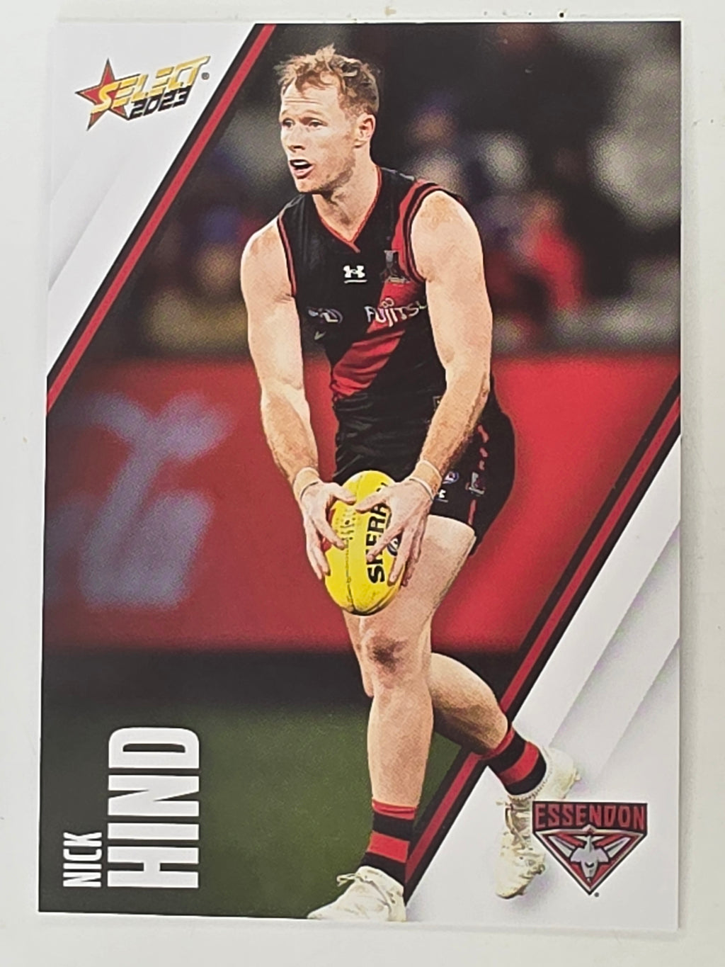 AFL 2023 Footy Stars Base Card #044 Nick Hind Essendon Bombers