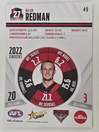 AFL 2023 Footy Stars Base Card #049 Mason Redman Essendon Bombers