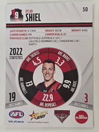 AFL 2023 Footy Stars Base Card #050 Dylan Shiel Essendon Bombers