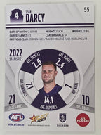 AFL 2023 Footy Stars Base Card #055 Sean Darcy Fremantle Dockers